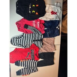 Baby Clothes Lot Bodysuits Pants Outfits Bundle‎ Cute Patterns Size 0-3M